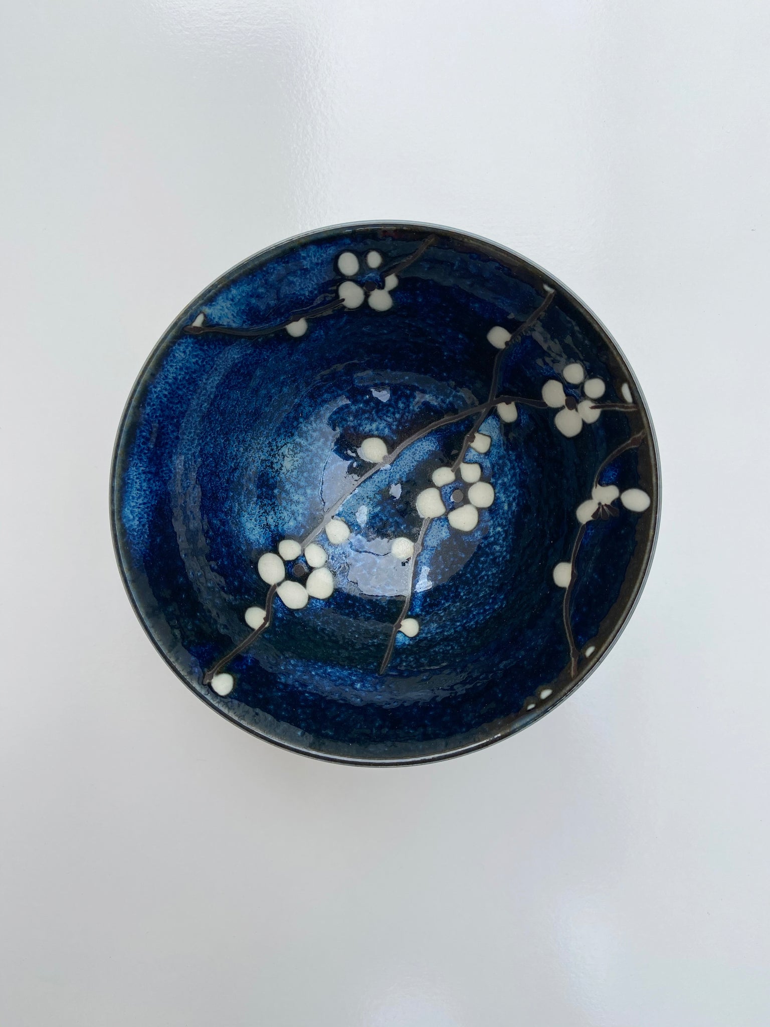 Japanese Blue/White Blossom Bowl- Small
