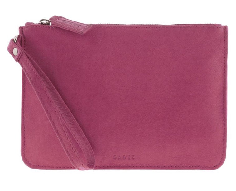 Queens Leather Pouch  - Pink