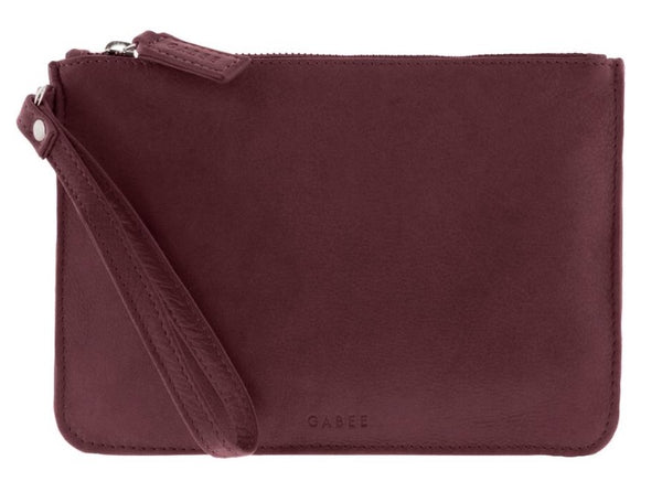 Queens Leather Pouch  - Wine